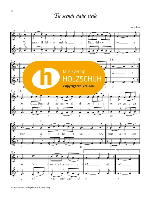 Tu scendi dalle stelle